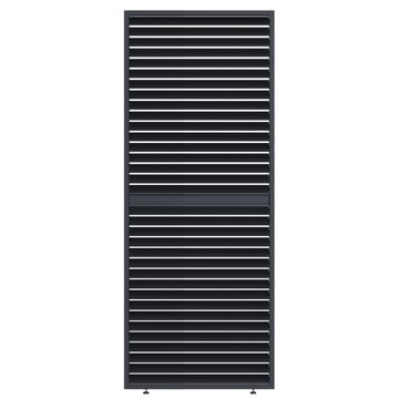 Rockford pergola mur à lamelles orientables 100 cm anthracite