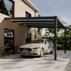 Pratt & Söhne Original abri de voiture polycarbonate clair 16 mm 4 x 4 m